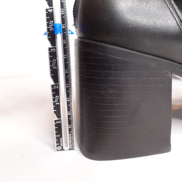 Women's Steve Madden Gladiator Heeled Sandals Size 10M Black - Picture 4 of 8